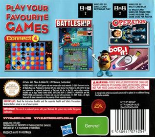 Hasbro Family Game Night - Box - Back Image