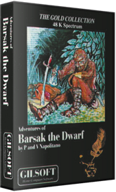Adventures of Barsak the Dwarf - Box - 3D Image