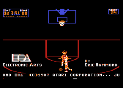 One-on-One Basketball - Screenshot - Game Title Image