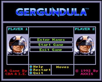 Gergundula - Screenshot - Game Title Image