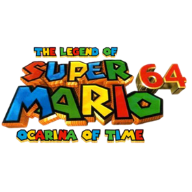 Super Mario 64: Ocarina of Time - Clear Logo Image