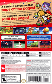 Paper Mario: The Thousand-Year Door - Box - Back Image