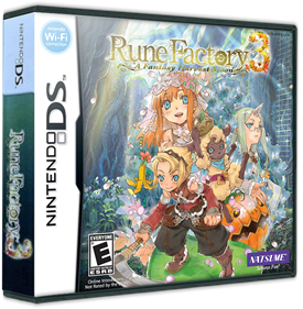 Rune Factory 3: A Fantasy Harvest Moon - Box - 3D Image