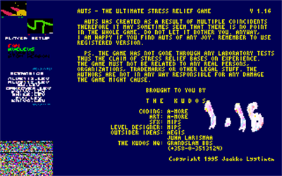 AUTS: The Ultimate Stress Relief Game - Screenshot - Game Title Image