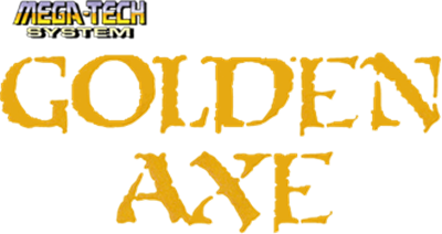 Golden Axe (Mega-Tech) - Clear Logo Image