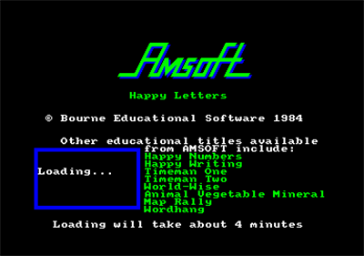 Happy Letters  - Screenshot - Game Title Image