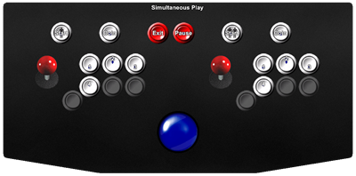 Zero Gunner - Arcade - Controls Information Image