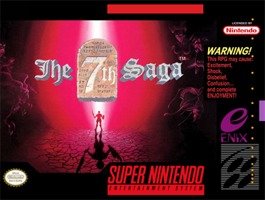 The 7th Saga - Fanart - Box - Front Image