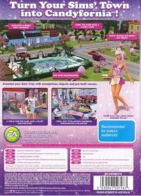 The Sims 3: Katy Perry Sweet Treats - Box - Back Image