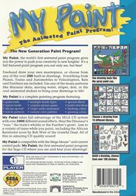 My Paint: The Animated Paint Program - Box - Back Image
