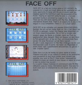 Face Off - Box - Back Image