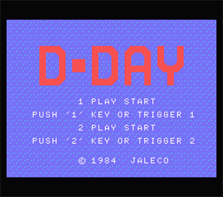 D-Day - Screenshot - Game Title Image