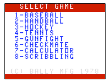 Tornado Baseball / Tennis / Hockey / Handball - Screenshot - Game Title Image