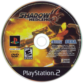 Shadow the Hedgehog - Disc Image