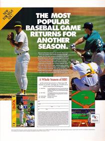 RBI Baseball '95 - Advertisement Flyer - Front Image