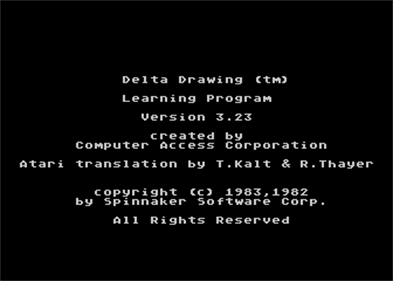 Delta Drawing - Screenshot - Game Title Image