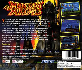 Monkey Magic - Box - Back Image