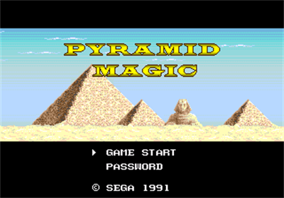 Pyramid Magic - Screenshot - Game Title Image