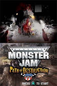 Monster Jam: Path of Destruction - Screenshot - Game Title Image