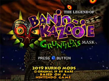 The Legend of Banjo-Kazooie: Gruntilda's Mask - Screenshot - Game Title Image