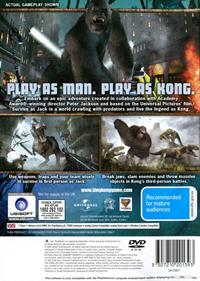 Peter Jackson's King Kong: The Official Game of the Movie - Box - Back Image