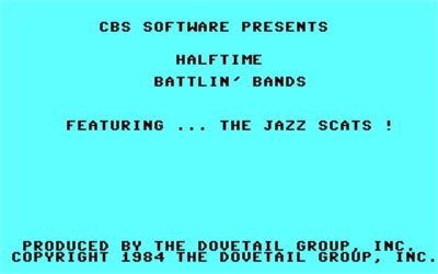 Halftime Battlin' Bands - Screenshot - Game Title Image