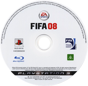 FIFA Soccer 08 - Disc Image