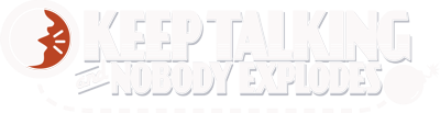 Keep Talking and Nobody Explodes - Clear Logo Image