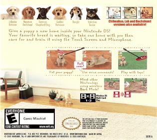 Nintendogs: Best Friends - Box - Back Image