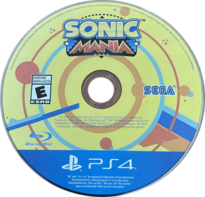 Sonic Mania - Disc Image