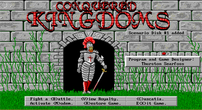 Conquered Kingdoms - Screenshot - Game Title Image