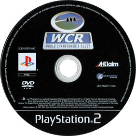 WCR: World Championship Rugby - Disc Image