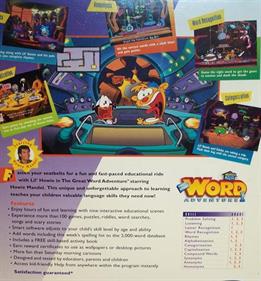 The Great Word and Great Math Adventures - Box - Back Image
