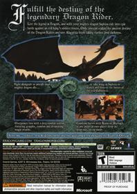 Eragon - Box - Back Image