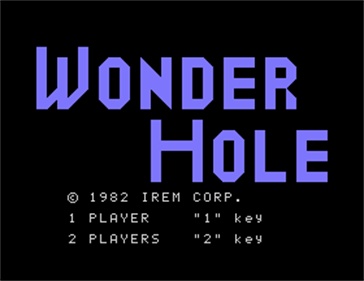 Wonder Hole - Screenshot - Game Title Image