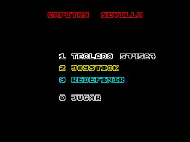 Capitán Sevilla - Screenshot - Game Select Image