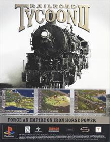 Railroad Tycoon II - Advertisement Flyer - Front Image