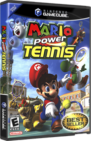 Mario Power Tennis - Box - 3D Image