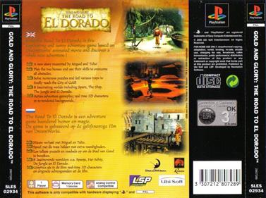 Gold and Glory: The Road to El Dorado - Box - Back Image