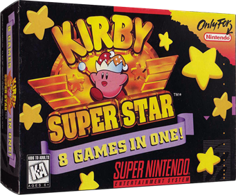Kirby Super Star - Box - 3D Image