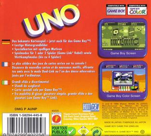 UNO - Box - Back Image