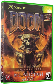 Doom 3: Resurrection of Evil - Box - 3D Image