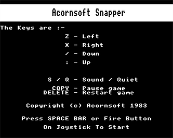 Snapper - Screenshot - Game Select Image