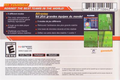 Marcel Desailly Pro Soccer - Box - Back Image
