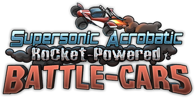 Supersonic Acrobatic Rocket Powered Battle-Cars - Clear Logo Image