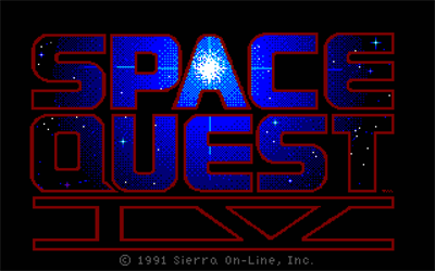 Space Quest IV: Roger Wilco and the Time Rippers - Screenshot - Game Title Image