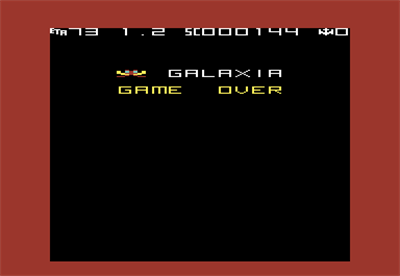 Galaxia - Screenshot - Game Over Image