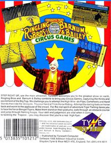 Circus Games - Box - Back Image