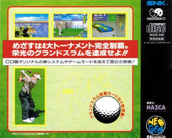 Neo Turf Masters - Box - Back Image