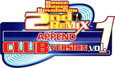Dance Dance Revolution: 2nd ReMix: Append Club Version Vol. 1 - Clear Logo Image
